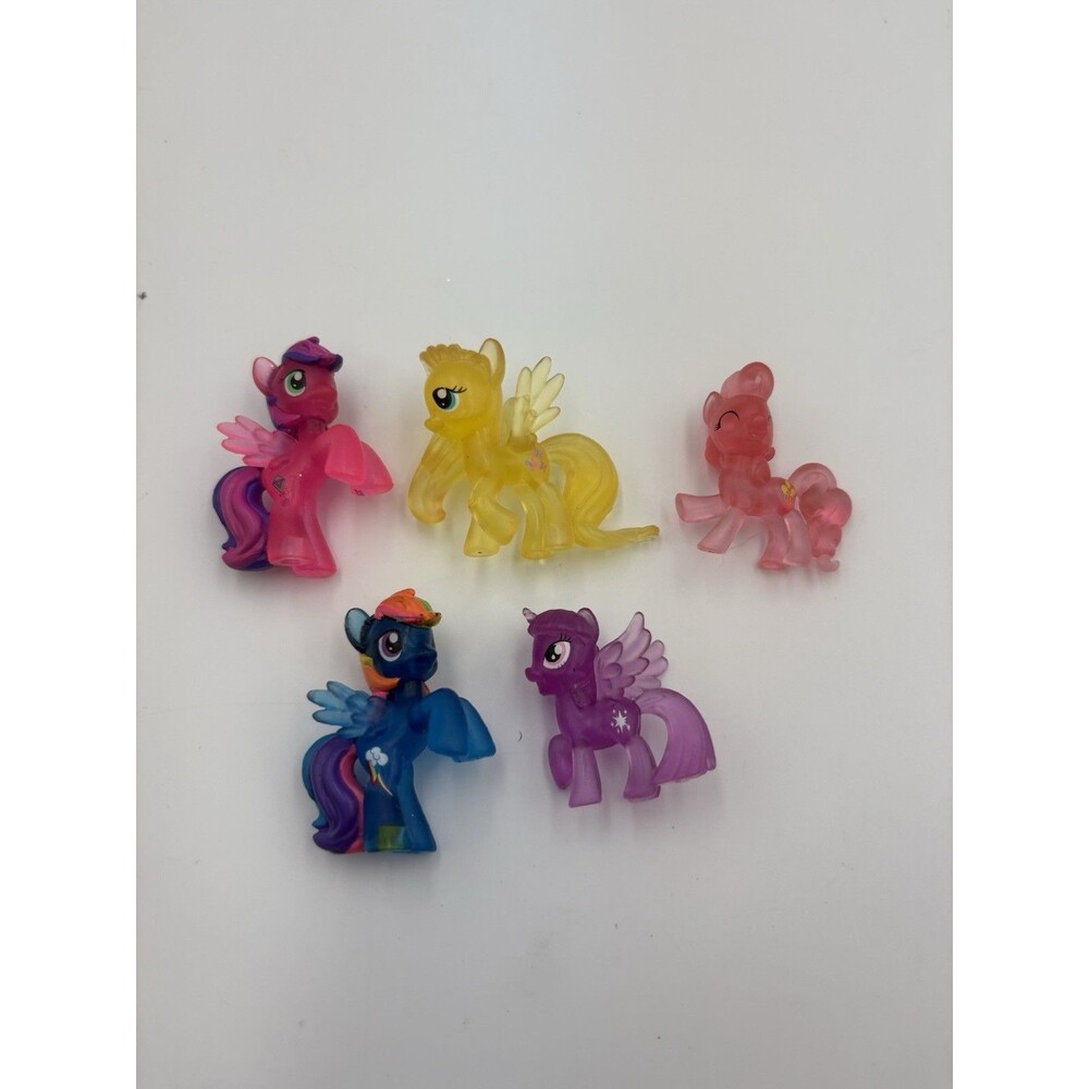 MLP My Little Pony Blind Bag Translucent Lot of 5 Ponies